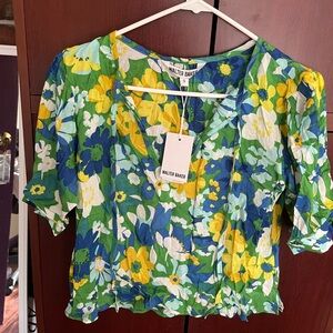 Walter Baker size Small floral top